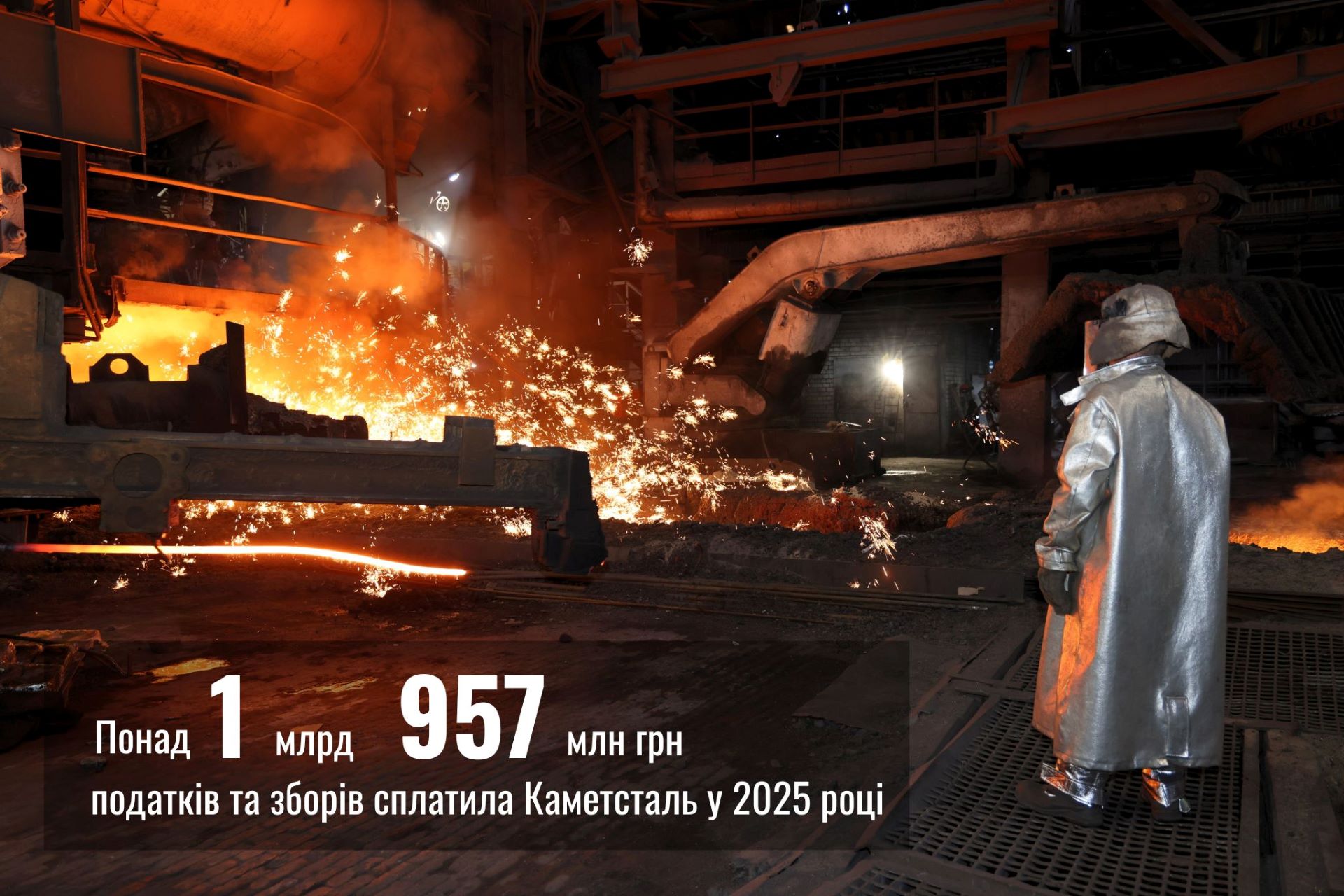 Сталевий бюджет-2025: Каметсталь за рік перерахувала майже 2 млрд грн у бюджети всіх рівнів 